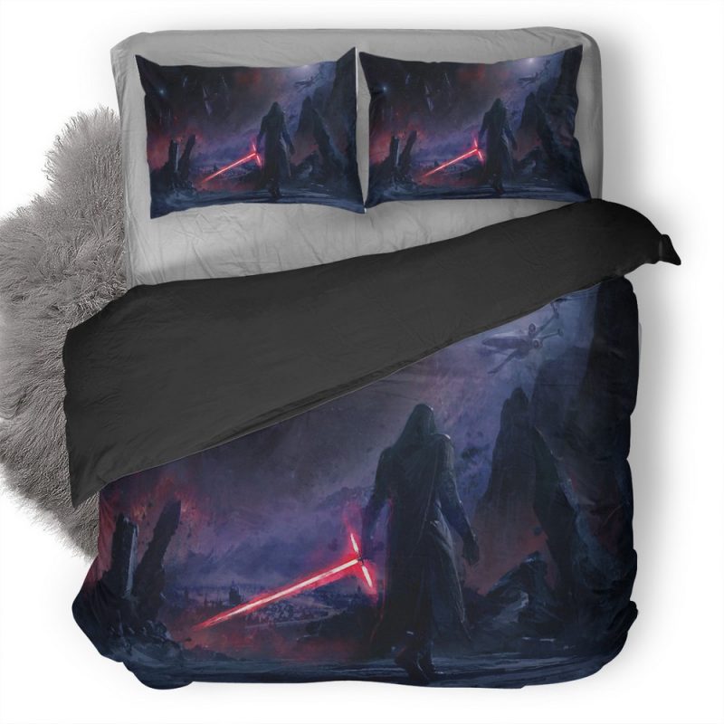 Kylo Ren Star Wars Artwork X7 Duvet Cover and Pillowcase Set Bedding Set