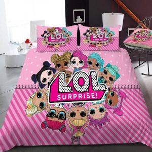 L O L Surprise Duvet Cover and Pillowcase Set Bedding Set 260