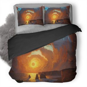 Landscape Evening Digital Art 62 Duvet Cover and Pillowcase Set Bedding Set