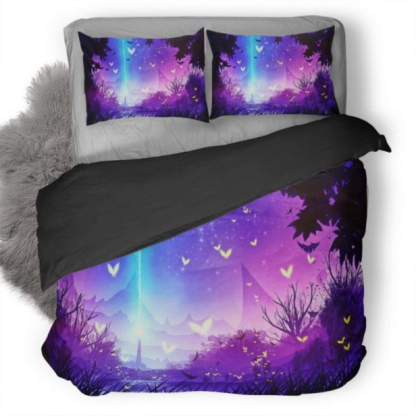 Landscape Forest Fantasy Art Tg Duvet Cover and Pillowcase Set Bedding Set