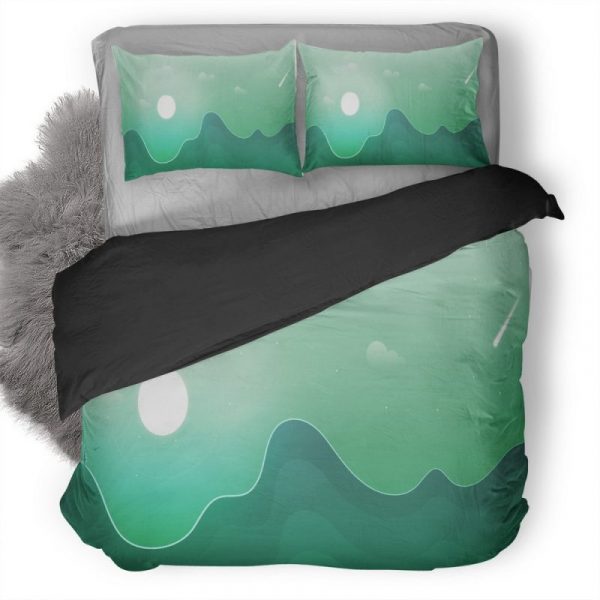 Landscape Minimalist R1 Duvet Cover and Pillowcase Set Bedding Set