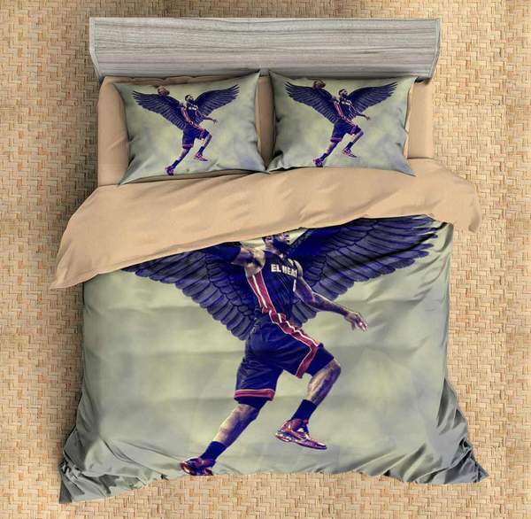 Lebron James 3 Duvet Cover and Pillowcase Set Bedding Set