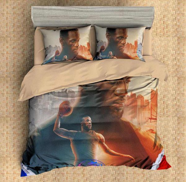 Lebron James Duvet Cover and Pillowcase Set Bedding Set 640