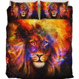 Leo Galaxy Duver Duvet Cover and Pillowcase Set Bedding Set