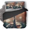 Lighthouse Photomanipulation Z0 Duvet Cover and Pillowcase Set Bedding Set