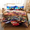 Lightning Mcqueen Cars 3 Duvet Cover and Pillowcase Set Bedding Set