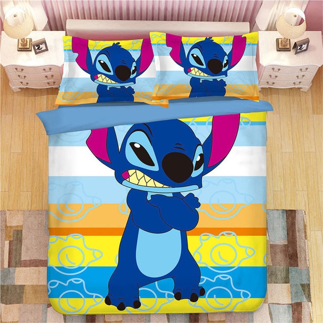 Lilo Stitch Disney 229 Duvet Cover and Pillowcase Set Bedding Set