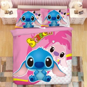 Lilo Stitch Disney 231 Duvet Cover and Pillowcase Set Bedding Set