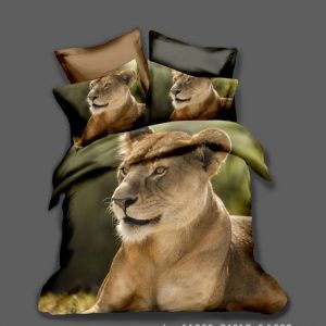 Lion 1 Duvet Cover and Pillowcase Set Bedding Set