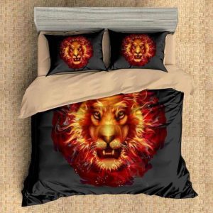 Lion 2 Duvet Cover and Pillowcase Set Bedding Set