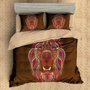 Lion 3 Duvet Cover and Pillowcase Set Bedding Set