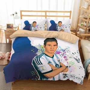 Lionel Messi 5 Duvet Cover and Pillowcase Set Bedding Set