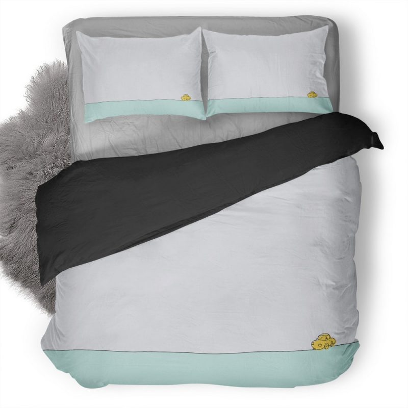 Little Car Jf Duvet Cover and Pillowcase Set Bedding Set