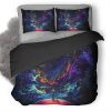 Little Prince With Dog Colorful Science Fiction Fantasy Art Stars Artwork K7 Duvet Cover and Pillowcase Set Bedding Set