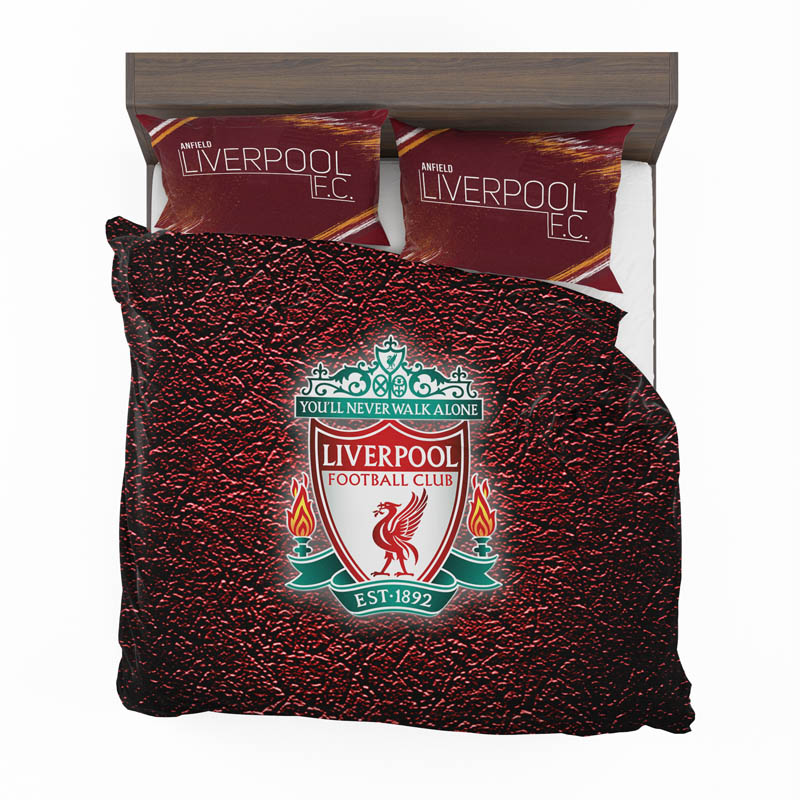 Liverpool Football Club Duvet Cover and Pillowcase Set Bedding Set