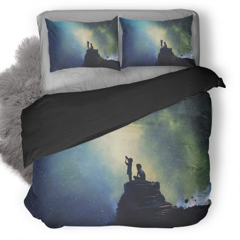 Looking At The Stars X7 Duvet Cover and Pillowcase Set Bedding Set