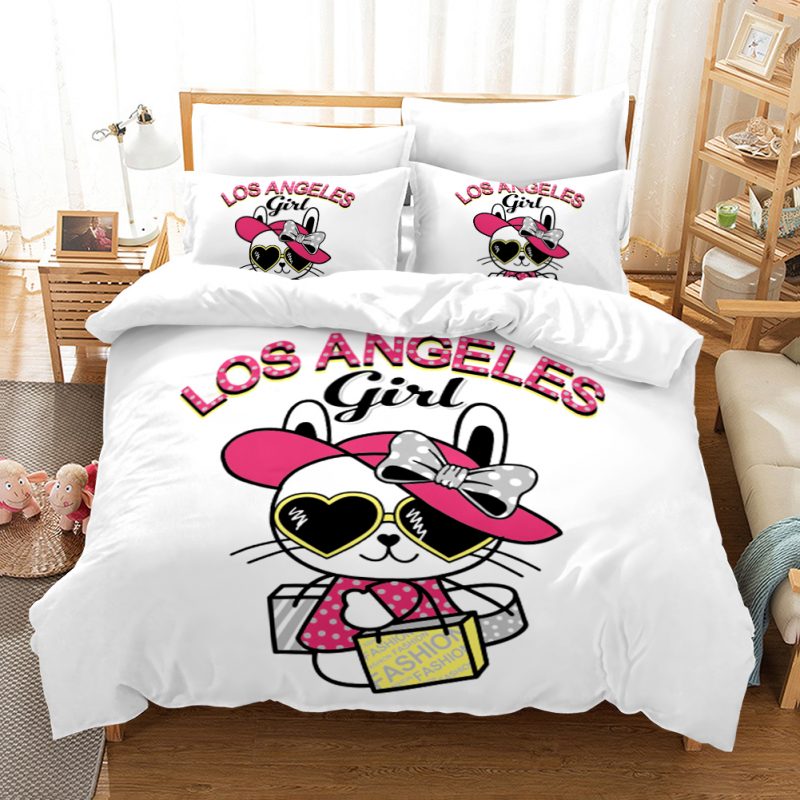 Los Angeles Duvet Cover and Pillowcase Set Bedding Set