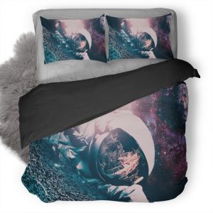 Lost Astronaut 9G Duvet Cover and Pillowcase Set Bedding Set