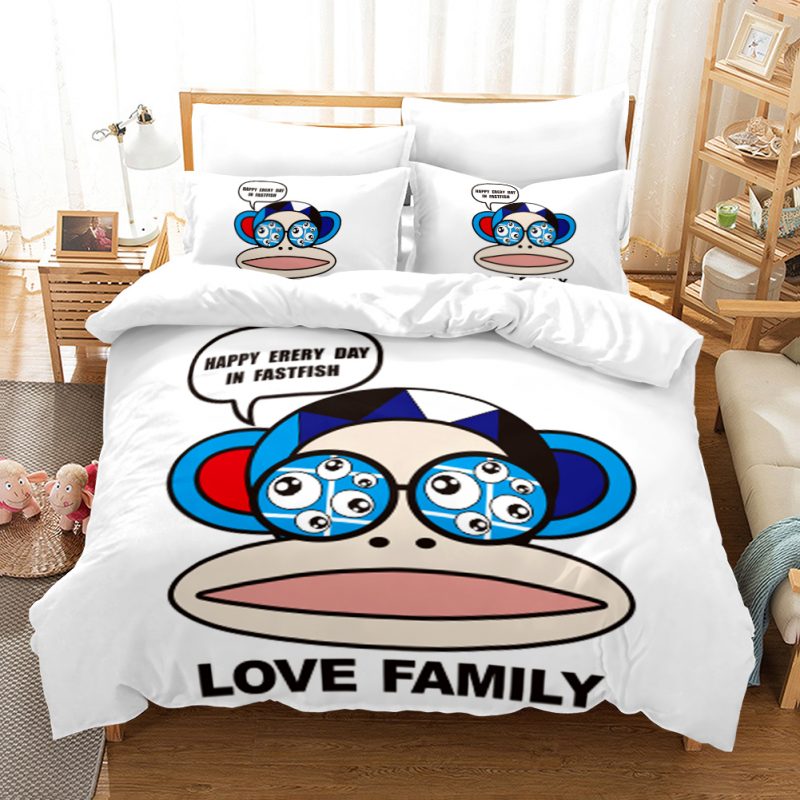 Love Family Duvet Cover and Pillowcase Set Bedding Set