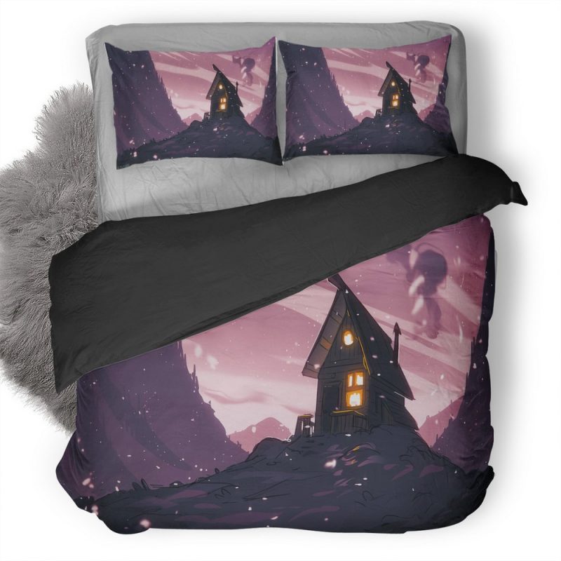 Lovely House 08 Duvet Cover and Pillowcase Set Bedding Set