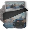 Low Poly Chevrolet Camaro Ep Duvet Cover and Pillowcase Set Bedding Set