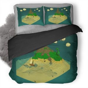 Low Poly Duvet Cover and Pillowcase Set Bedding Set