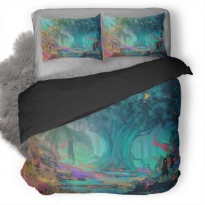 Magical Forest Pz Duvet Cover and Pillowcase Set Bedding Set