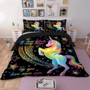 Magical Unicorn 1 Duvet Cover and Pillowcase Set Bedding Set