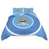 Manchester City Fc Duvet Cover and Pillowcase Set Bedding Set