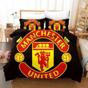 Manchester United Duvet Cover and Pillowcase Set Bedding Set 842