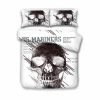 Mariners Skull Duvet Cover and Pillowcase Set Bedding Set