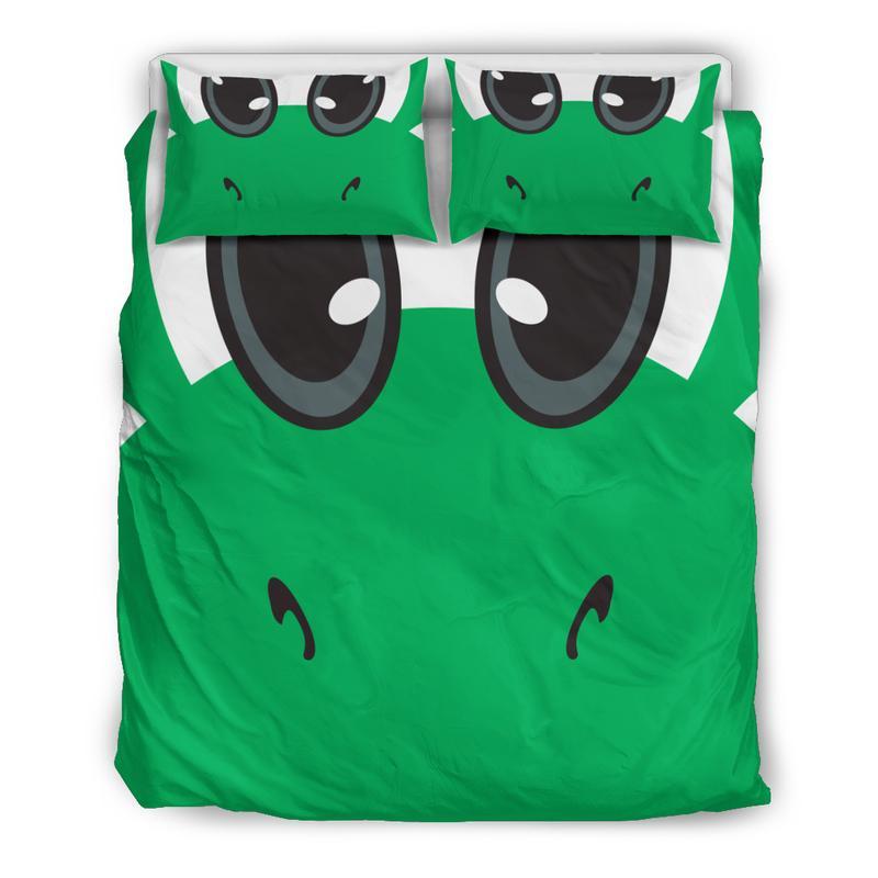 Mario Green Duvet Cover and Pillowcase Set Bedding Set