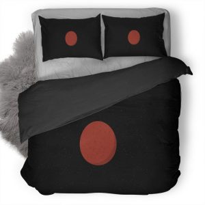 Mars Minimal Art 67 Duvet Cover and Pillowcase Set Bedding Set