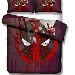 Marvel Deadpool 2212 Duvet Cover and Pillowcase Set Bedding Set