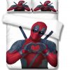 Marvel Deadpool 2213 Duvet Cover and Pillowcase Set Bedding Set