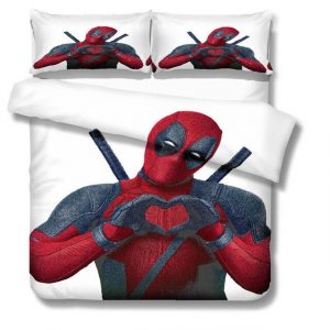 Marvel Deadpool 223 Duvet Cover and Pillowcase Set Bedding Set