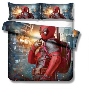 Marvel Deadpool 225 Duvet Cover and Pillowcase Set Bedding Set