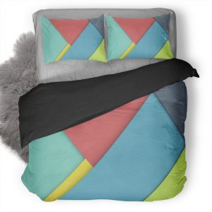 Material Design Hd Wallpaper Duvet Cover and Pillowcase Set Bedding Set