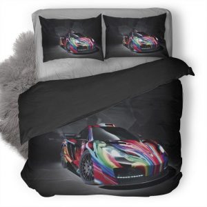 Mclaren Colorful Art Duvet Cover and Pillowcase Set Bedding Set