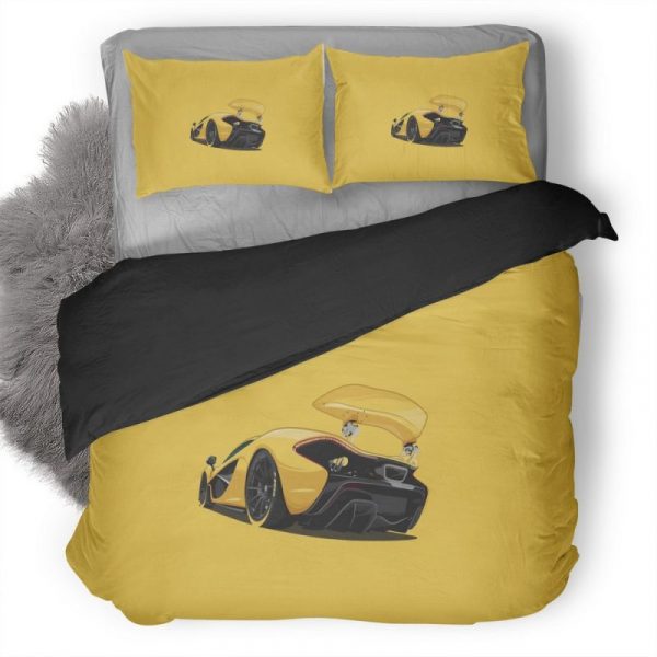 Mclaren P1 Minimalism Duvet Cover and Pillowcase Set Bedding Set