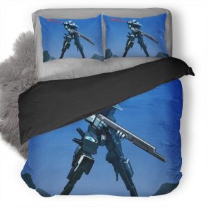 Mecha Robot Sketch Scifi Digital Drawing Zg Duvet Cover and Pillowcase Set Bedding Set