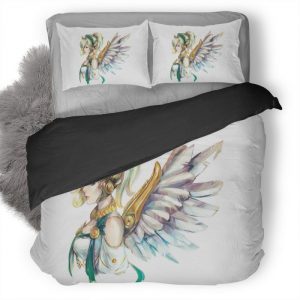 Mercy Angel Overwatch 1D Duvet Cover and Pillowcase Set Bedding Set