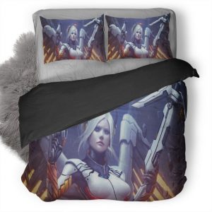 Mercy Overwatch 2018 Z2 Duvet Cover and Pillowcase Set Bedding Set