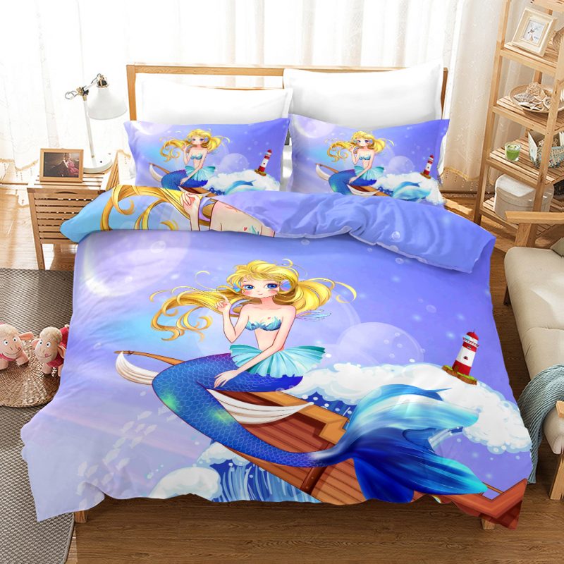 Mermaid 13 Duvet Cover and Pillowcase Set Bedding Set