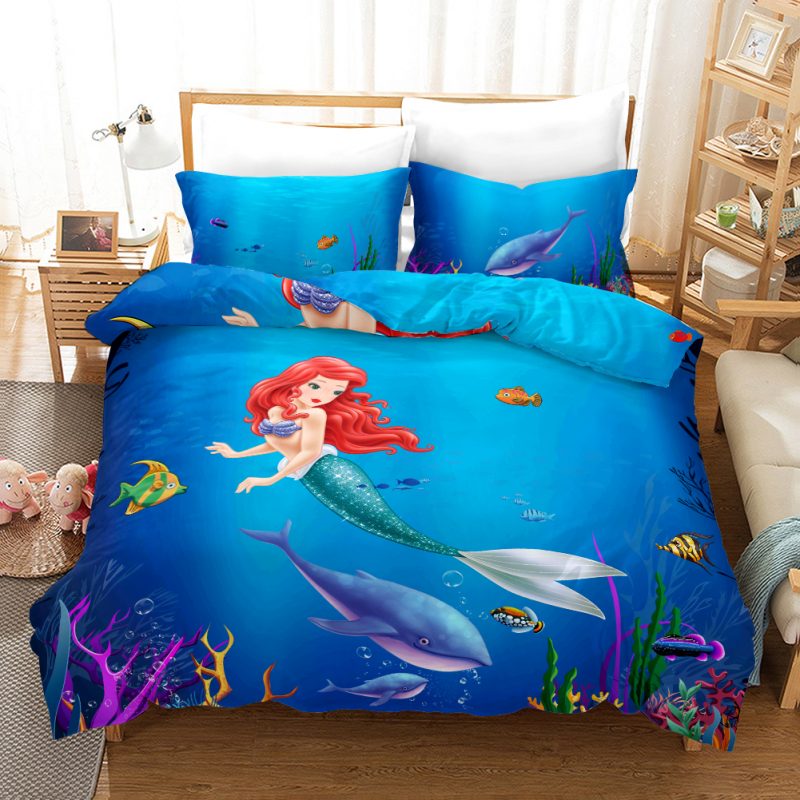 Mermaid 14 Duvet Cover and Pillowcase Set Bedding Set