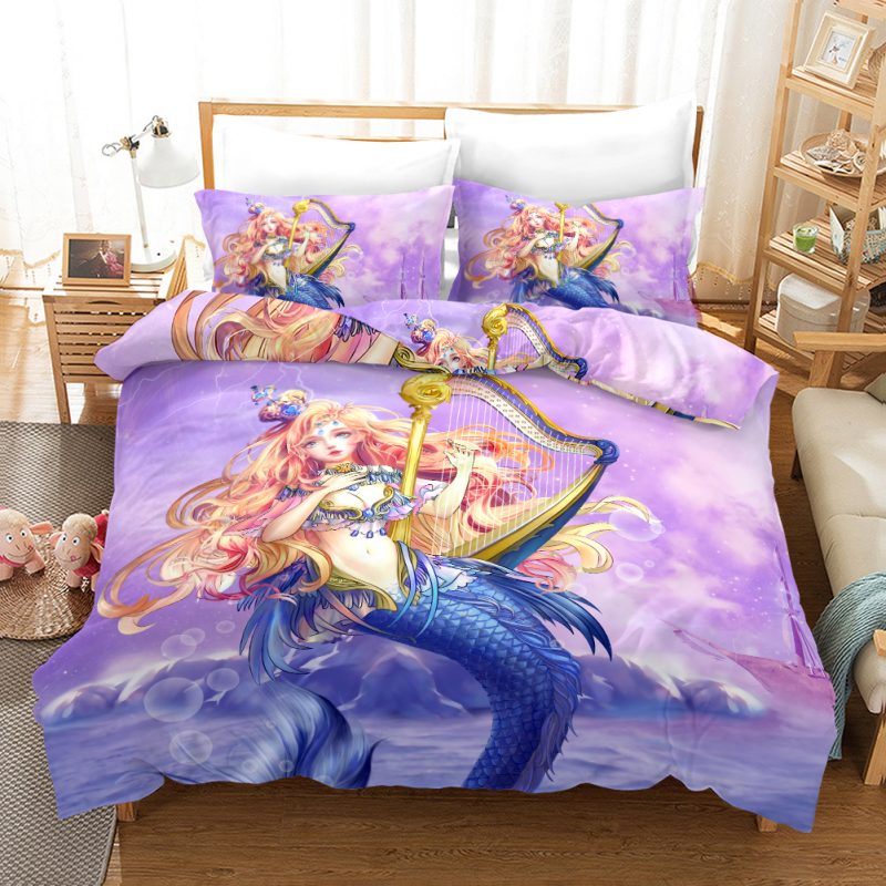 Mermaid 15 Duvet Cover and Pillowcase Set Bedding Set