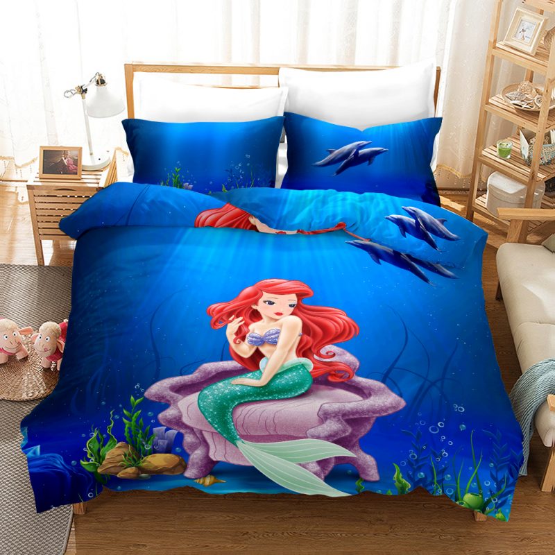 Mermaid 17 Duvet Cover and Pillowcase Set Bedding Set