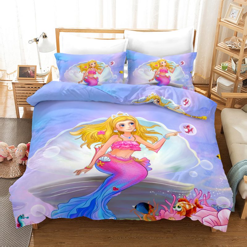 Mermaid 18 Duvet Cover and Pillowcase Set Bedding Set