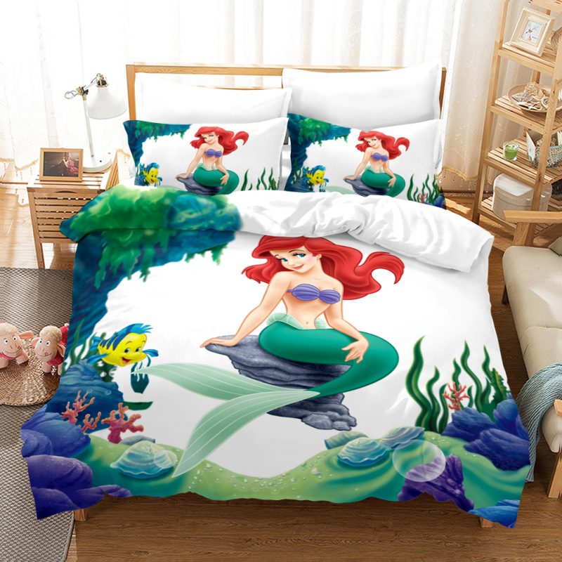 Mermaid 3 Duvet Cover and Pillowcase Set Bedding Set