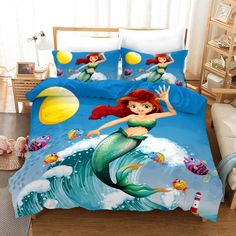 Mermaid 6 Duvet Cover and Pillowcase Set Bedding Set